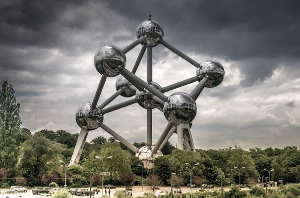 Brussel Belgium Atomium Atom Monument Landmark